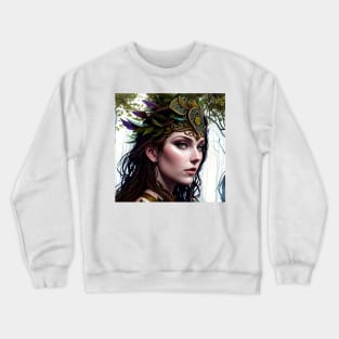 The Druidess of the Forest Crewneck Sweatshirt